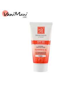کرم ضد آفتاب مای بی رنگ ( سفید ) حاوی ویتامین مناسب پوست های خشک و معمولیSPF60