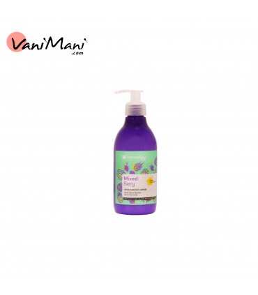 کرم مرطوب کننده پمپی سری فروتی با اسانس میکس بری 375میل هندولوژی