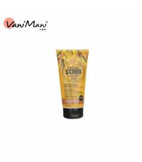 اسکراب صورت کریستال پلاس مناسب پوست خشک حجم 200 میل - زرد