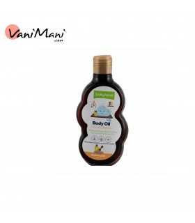 روغن نرم کننده پوست کودک بی بی لند حاوی روغن کنجد و ویتامین E حجم 200 میلی لیتر