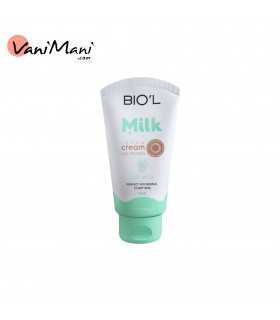 کرم مرطوب کننده دست و صورت بیول مدل Oat Milk حاوی پروتئین شیر و جو دوسر حجم 70 میلی لیتر