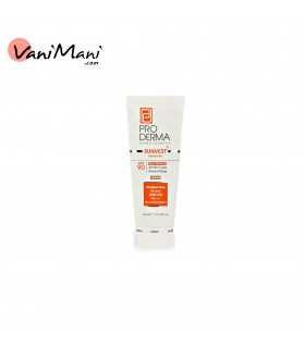 کرم ضد آفتاب و ضد چروک رنگی بژ طبیعی پرودرما با SPF90 مناسب انواع پوست حجم 40 میلی لیتر
