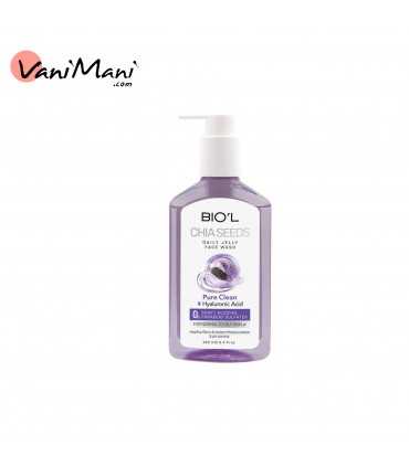 ژل شستشو صورت بیول حاوی عصاره دانه چیا مناسب پوست چرب 250 میلی‌لیتر