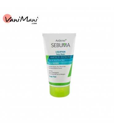 ژل شستشو صورت آردن سبوما SEBUMA LIQUIPAIN مناسب پوست چرب و دارای آکنه 150 میل