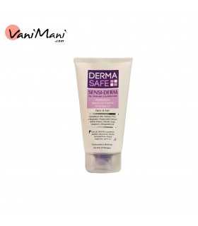 ژل شستشوی صورت و دور چشم درماسیف DERMA SAFE مناسب پوستهای خشک حساس ۱۵۰ میل