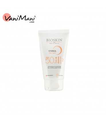 کرم ضد آفتاب رنگی بایو اسکین SPF50 بژ طبیعی مناسب پوست چرب و مختلط حجم 40 میلی لیتر