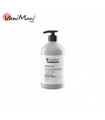 شامپو فاقد سولفات موهای کراتین شده ویتاپلکس VITAPLEX حجم 500 میلی لیتر