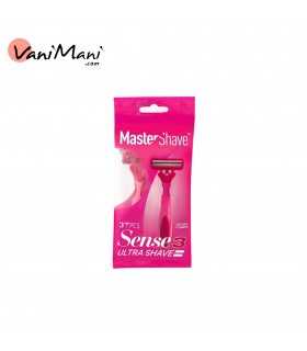 خودتراش زنانه مستر شیو مدل Sense3 بسته ۳ عددی