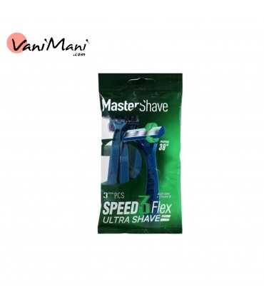 خودتراش ۳ لبه مستر شیو مدل Speed 3 Flex Ultra بسته ۳ عددی