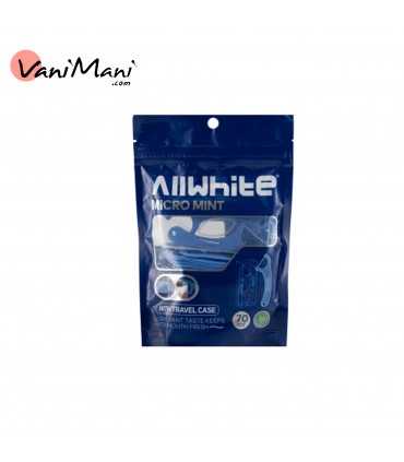 نخ دندان کمانی آل وایت با اسانس نعنا بسته ۷۰ عددی | All White Mint Floss Picks 70pcs