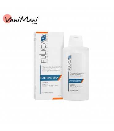 شامپو تقویت کننده و حجم دهنده کافئین مکس فولیکا آر ایکس FULICA CAFFEINE MAX حجم 200 میل