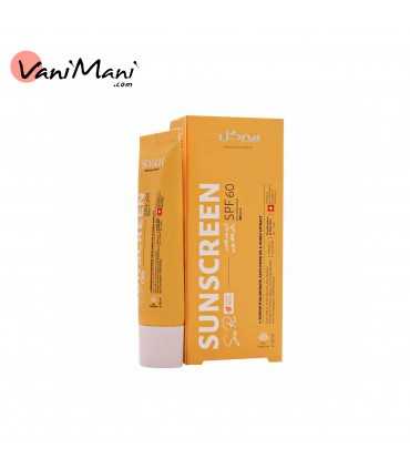 کرم ضد آفتاب رنگی فاقد چربی SPF60 سی‌گل بژ روشن 50 میل