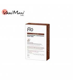 صابون لایه بردار و روشن کننده flo فلو مدل لیکوریس وزن ۱۰۰ گرم