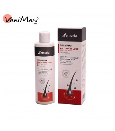 شامپو متعادل‌کننده چربی لموریا Lemuria  حجم 250 میل