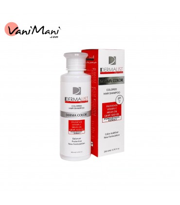 شامپو مخصوص موهای رنگ شده DERMALIST درمالیست 200 میلی لیتر