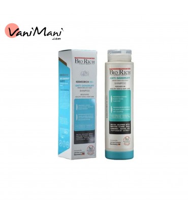 شامپو مو بایوریچ مدل ضد شوره موهای خشک حجم 250 میلی لیتر