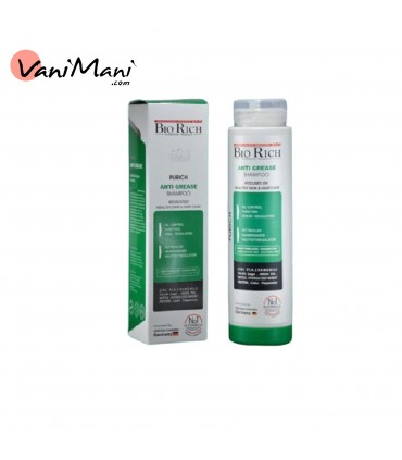 شامپو  بایوریچ BIORICH مناسب مو چرب حجم 250 میلی لیتر