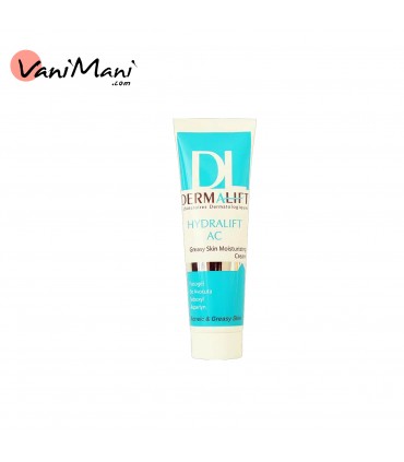 کرم آبرسان مرطوب کننده درمالیفت مدل Hydralift Ac مناسب پوست چرب 50 میل