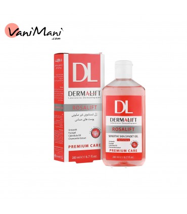 ژل شستشو صورت درمالیفت مدل روزالیفت حجم 200 میلی لیتر DERMALIFT ROSALIFT