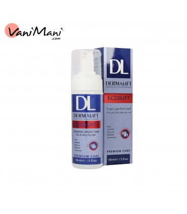 فوم شستشوی صورت اگزولیفت درمالیفت مخصوص پوست های خشک و خیلی خشک 150 میلی لیتر DERMALIFT ECZOLIFT