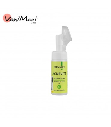 فوم صورت براش دار ضدجوش درمالیفت آکنیویت مناسب برای پوست های جوشدار 150 میلی DERMALIFT ACNEVITE