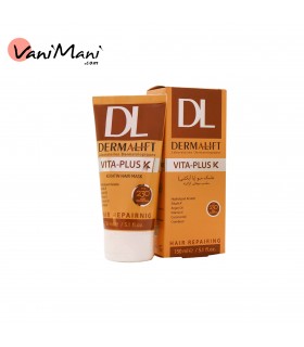 ماسک مو درمالیفت ویتا پلاس مناسب برای موهای کراتینه حجم 150 میلی DERMALIFT VITA-PLUS