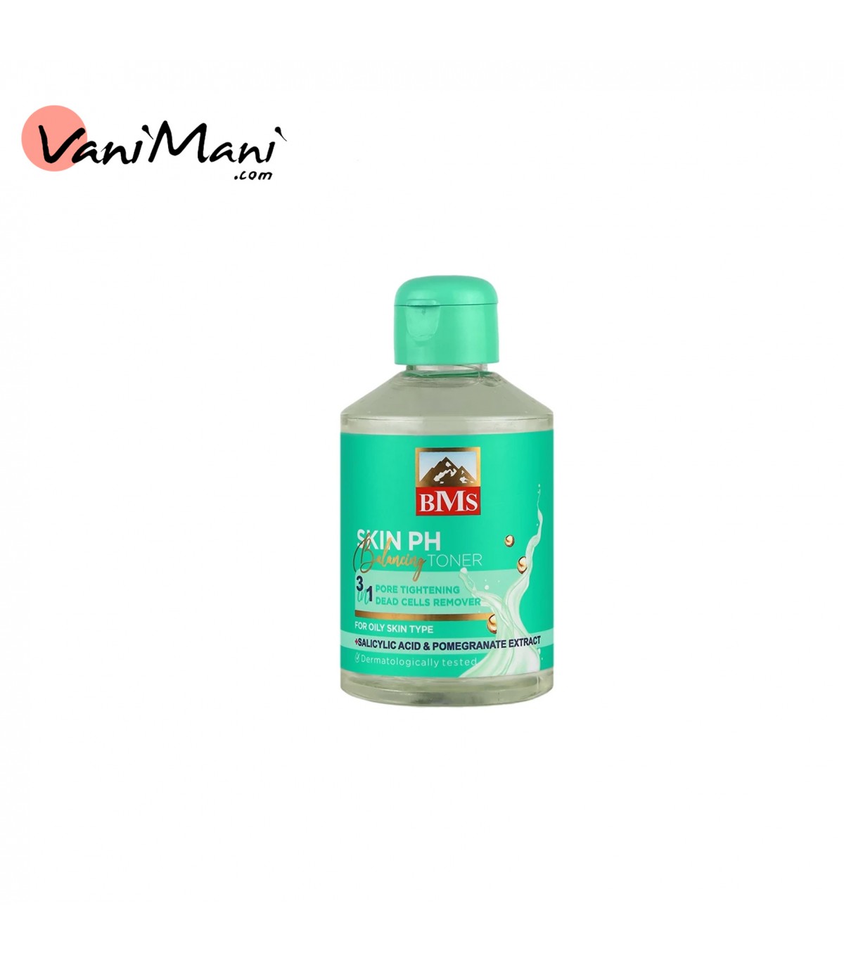 تونر صورت مناسب پوست چرب ودارای جوش BMS بی ام اس 200 میل
