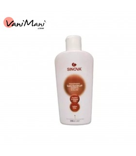 شامپو ضد شوره مو خشک بدون سولفات سینوا SINOVA حجم 200 میلی‌لیتر