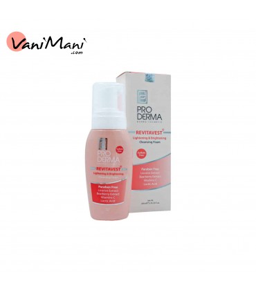 فوم شست‌وشوی صورت پرودرما حجم 200 میلی‌لیتر PRODERMA REVITAVEST