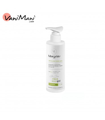 ژل شستشوی صورت مارگریت Margritte پوست چرب و مستعد آکنه حجم 200 میلی