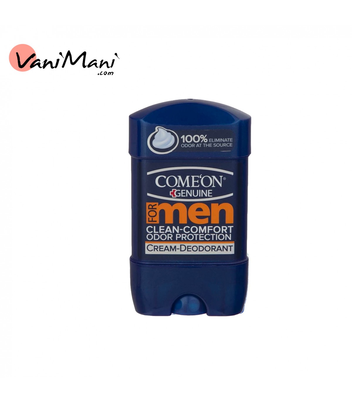 مام  مردانه کامان سورمه ای کلین کامفورت Clean Comfort COMEON حجم 75 میلی