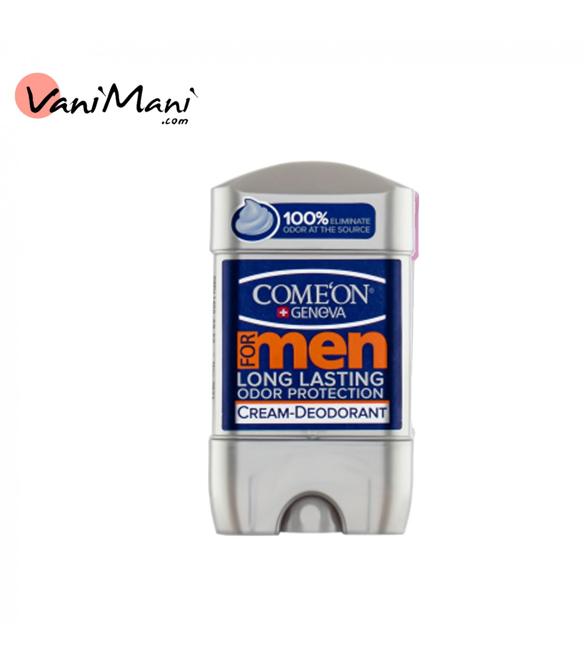 مام استیکی مردانه نقره ای  کامان مدل لانگ لستینگ LONG LASTING COMEON