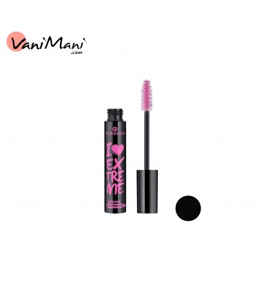 ریمل حجم‌دهنده مشکی اسنس مدل I Love Extreme Volume اصلی حجم 4.7 میلی‌لیتر