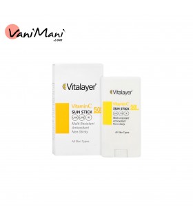 ضد آفتاب استیکی ویتامین سی C SPF50 VITALAYER ویتالیر 15 گرم