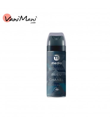 اسپری خوشبو کننده بدن مردانه مدیا مدل Bleu De Chanel حجم 200 میلی لیتر