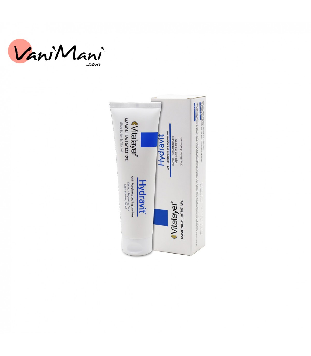 کرم مرطوب‌کننده ویتالیر مدل امونیوم لاکتات 12 درصد  VITALAYER AMMONIUM ALCTATE  حجم 100 میلی‌
