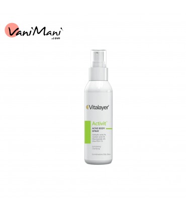 اسپری ضد جوش و لایه بردار ویتالیر مدل اکتیویت VITALAYER ACTIVIT حجم 120میلی لیتر