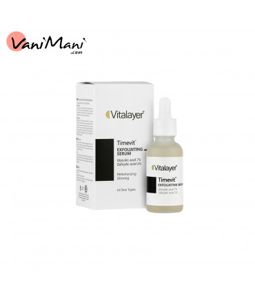سرم لایه بردار تایم ویت ویتالیر مدل گلایکولیک اسید 7 درصد VITALAYER TIMEVIT حجم 30 میلی لیتر