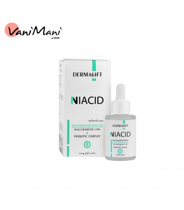 سرم شفاف‌کننده درمالیفت مدل نیاسینامید DERMALIFT NIACID حجم 30 میلی لیتر