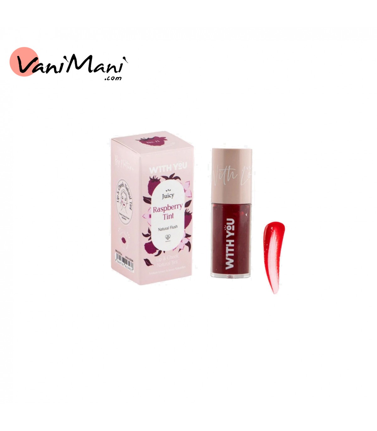 تینت ویت یو مدل j1 RASPBERRY WITH YOU حجم 8 میل