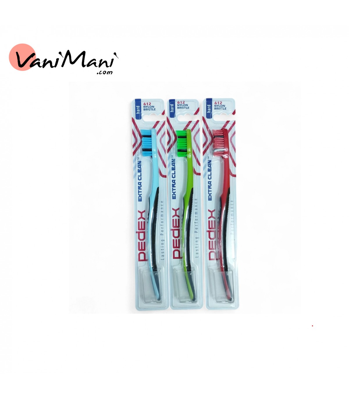مسواک پدکس مدل اکسترا PEDEX EXTRA CLEAN هارد در پوش دار