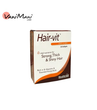 قرص هیرویت HAIR-VIT هلث اید بسته 30 عددی