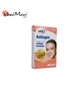 قرص کلاژن یوروویتال 1000 میلی‌گرم EURHO VITAL بسته 30 عددی