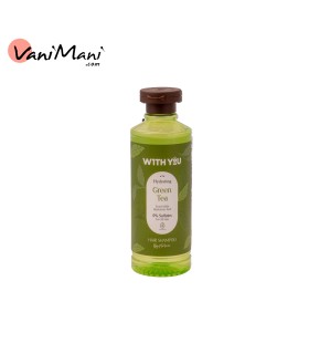 شامپو مو ویت یو مدل Green Tea مناسب برای انواع مو حجم 300 میلی لیتر