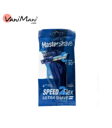 خود تراش مستر شیو مدل MasterShave Speed 2 Flex بسته 4 عددی