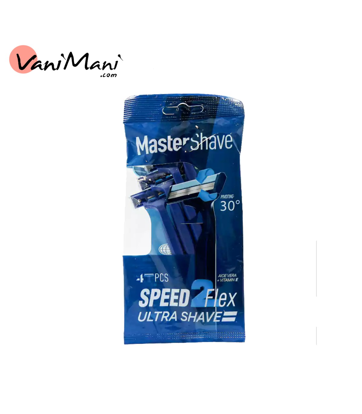 خود تراش مستر شیو مدل MasterShave Speed 2 Flex بسته 4 عددی