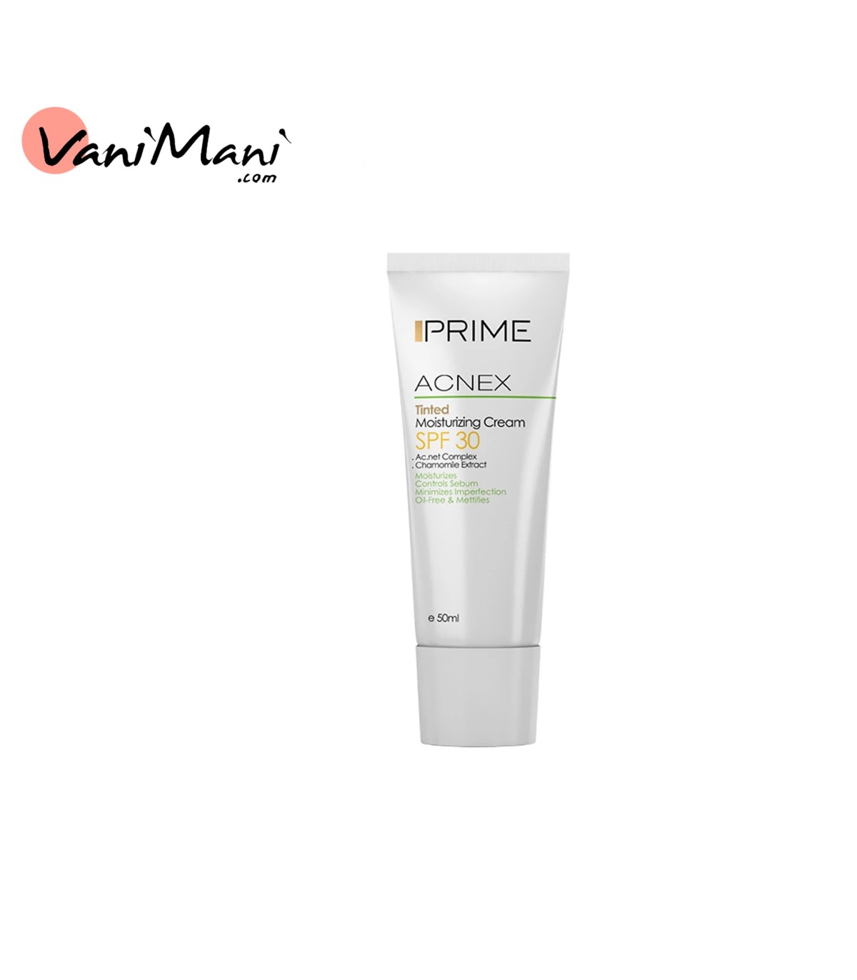 کرم مرطوب کننده رنگی پرایم PRIME مناسب پوست چرب حجم 50 میلی