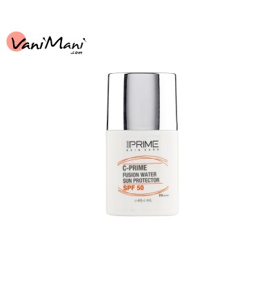 فلوئید ضد آفتاب پرایم  مدل فیوژن واتر حاوی ویتامین سی C-PRIME SPF50 حجم 40 میلی لیتر