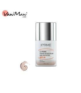 کرم ضد آفتاب فلوئیدی رنگی بژ روشن پرایم PRIME با SPF50 دارای ویتامین C حجم 40میلی لیتر