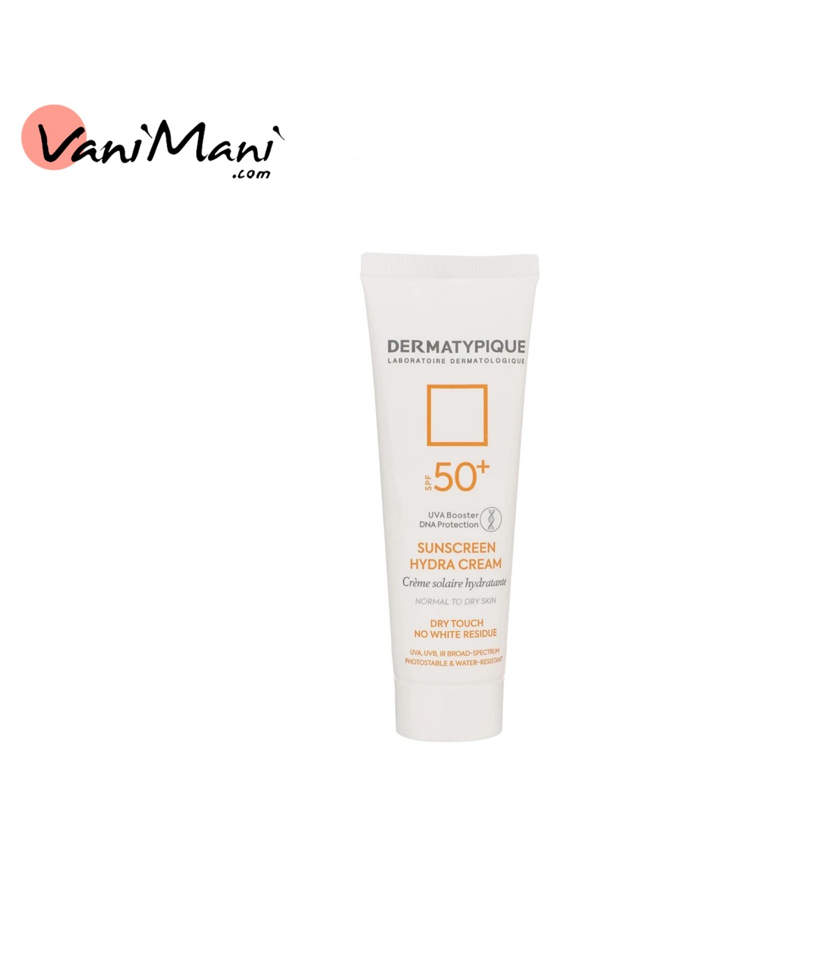 کرم ضد آفتاب مرطوب کننده درماتیپیک مدل Phototypique DERMATYPIQUE با Spf +50 مناسب پوست نرمال تا خشک حجم 50 میلی